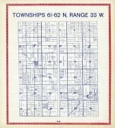 Township 61-62 N Range 33 W, Island City, Gentry County 1896